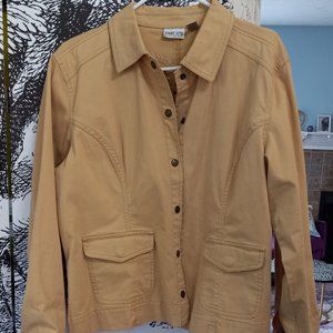 Chico's yellow denim jacket